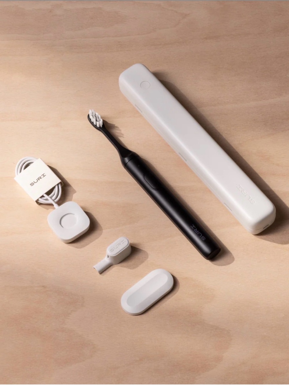 Suri 2.0 Black Electric Toothbrush with Travel Case